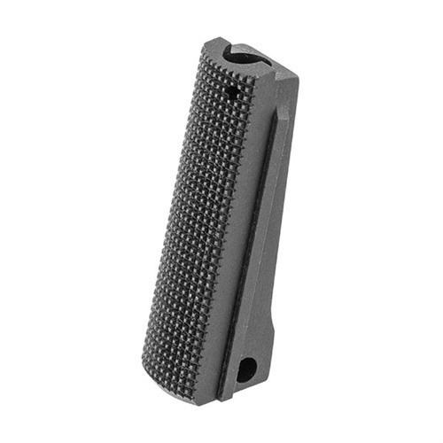 1911 GOVT BLACK CHECKERED STEEL MAINSPRING HOUSING