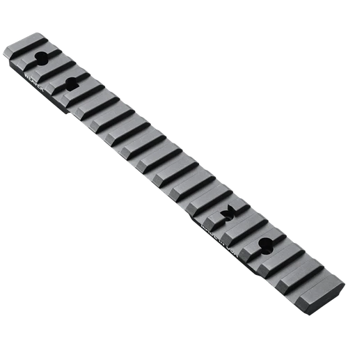 Weaver Mounts 99480 Multi-Slot Base  Extended Black Anodized Aluminum Fits Winchester 70 Long Action