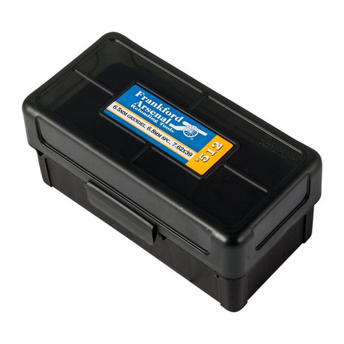 22 BR, 7.62X39MM #512 HINGE-TOP AMMO BOX 50 CT.