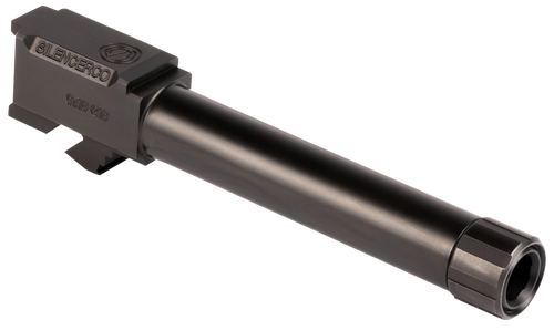 SilencerCo AC862 Glock  9mm Luger 4.50" Threaded Black Nitride Stainless Steel, Fits Glock 19/19X/45
