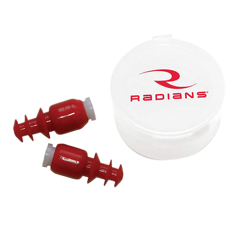 Radians CF7000BP Cease Fire Earplugs Baffle In Ear Red Adult 1 Pair