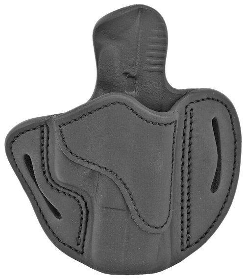1791 Gunleather ORBH21SBLR BH2.1 Optic Ready OWB Size 2.1 Stealth Black Leather Belt Slide Compatible w/Glock 17/S&W M&P Shield/Springfield XD Right Hand
