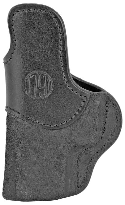 1791 Gunleather RCH4BLKR RCH  IWB Size 04 Black Leather Belt Clip Compatible w/Glock 17/S&W M&P Shield/Springfield XD Right Hand