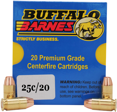 Buffalo Bore Ammunition 25C20 Buffalo-Barnes Strictly Business 357Sig 125gr Barnes TAC-XP Lead Free 20 Per Box/12 Case
