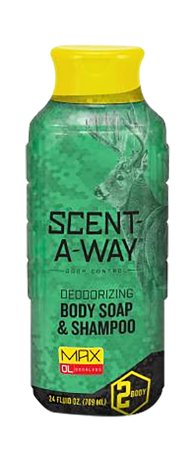 Scent-A-Way 07756 Max Green Soap Odor Eliminator Odorless Scent Vegetable Proteins 24 oz Liquid