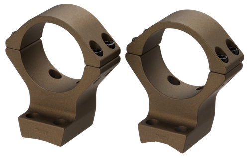 Browning 12542 X-Bolt Scope Mount System X-Lock Burnt Bronze Cerakote Aluminum 34mm Tube, High Rings