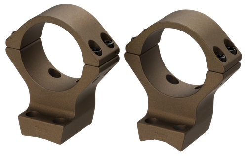 Browning 12542 X-Bolt Scope Mount System X-Lock Burnt Bronze Cerakote Aluminum 34mm Tube, High Rings