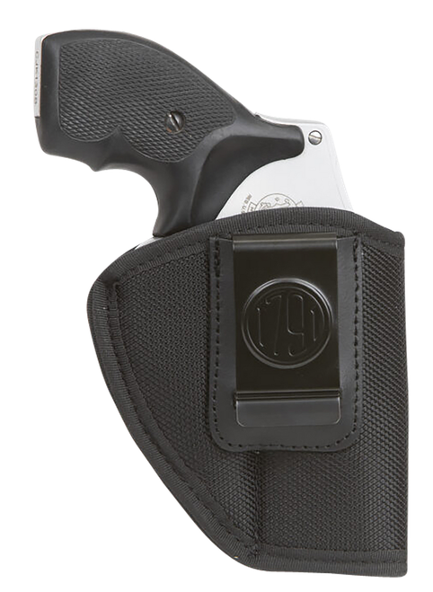 1791 Gunleather PNIWB2BLKR Premium Nylon  IWB Size 02 Black Ballistic Nylon Belt Clip Right Hand