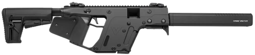 Kriss USA KV45CBL22 Vector CRB Gen2 *CA Compliant 45 ACP 10+1 Black Steel Barrel, Black Picatinny Rail Receiver, Fixed Black Synthetic Stock, Black California Paddle Grip, Glock Magazine Compatible