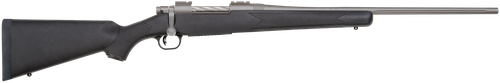 Mossberg 28009 Patriot  Full Size 270 Win 5+1 22" Stainless Cerakote Fluted Barrel, Stainless Cerakote Receiver Drilled & Tapped, Black Fixed Synthetic Stock, Right Hand