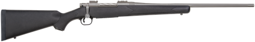 Mossberg 28009 Patriot  Full Size 270 Win 5+1 22" Stainless Cerakote Fluted Barrel, Stainless Cerakote Receiver Drilled & Tapped, Black Fixed Synthetic Stock, Right Hand