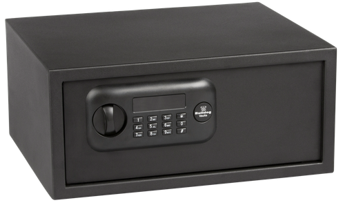 Bulldog BD1035 Digital Laptop Vault Standard Keypad/Key Entry Black Powder Coat Steel 17" x 14.50" x 7.70"
