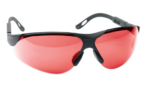 Walker's GWPXSGLVER Sport Glasses Elite Adult Vermilion Lens Polycarbonate Black Frame