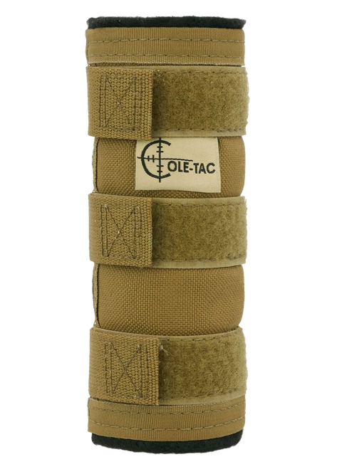 Cole-tac MP102 Metal Python Suppressor Cover Fits 6" Long Coyote Brown