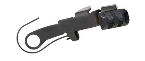 Tyrant CNC TDGSTOP24BLK Extended Slide Release  9mm Glock Gen 2-4 Black 6061 Aluminum