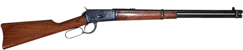 Cimarron AS632 1892 Carbine Full Size 44 Mag 10+1 20" Blued Round Barrel, Color Case Hardened Steel Receiver Walnut Fixed Stock, Right Hand