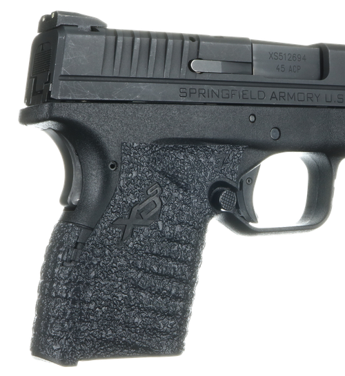 Talon Grips 207R Adhesive Grip  Textured Black Rubber for Springfield XD-S 9,40,45 with Small Backstrap