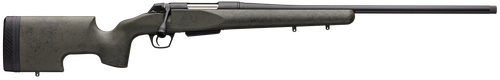Winchester Guns 535732299 XPR SR 6.8 Western Caliber with 3+1 Capacity, 24" Threaded Barrel, Black Perma-Cote Metal Finish & Black Webbed Green Grayboe Renegade Long Range Stock Right Hand (Full Size)