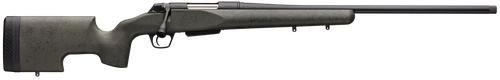 Winchester Guns 535732299 XPR SR 6.8 Western Caliber with 3+1 Capacity, 24" Threaded Barrel, Black Perma-Cote Metal Finish & Black Webbed Green Grayboe Renegade Long Range Stock Right Hand (Full Size)