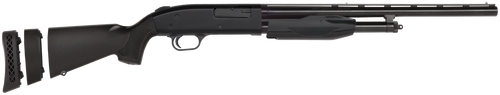 Mossberg 50485 510 Super Bantam Youth 20 Gauge 3" 3+1 18.50" Vent Rib Barrel, Dual Extractors, EZ-Reach Forend, Blued Metal Finish, Synthetic Stock w/Adjustable LOP Spacer, Includes Accu-Set Chokes