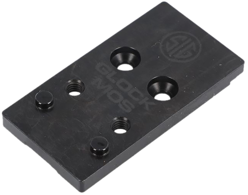 Sig Sauer Electro-Optics SOR2M102 Romeo2 Adapter Plate Black Glock MOS Handgun