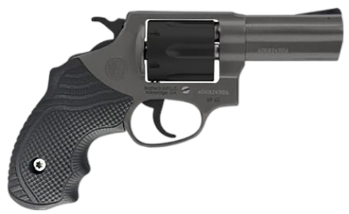 Rossi 2RP631CLOK RP63  Small Frame 357 Mag/38 Special +P 6rd 3" Tungsten Cerakote Stainless Steel Barrel, Matte Black Cylinder, Tungsten Cerakote Stainless Steel Frame, Black LOK Grip
