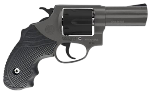 Rossi 2RP631CLOK RP63  Small Frame 357 Mag/38 Special +P 6rd 3" Tungsten Cerakote Stainless Steel Barrel, Matte Black Cylinder, Tungsten Cerakote Stainless Steel Frame, Black LOK Grip
