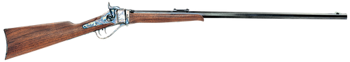 Chiappa Firearms 920025 1874  45-70 Gov 1rd, 32" Blued Octagon Barrel, Color Case Hardened Steel Oiled Checkered Walnut, Fixed Checkered w/ Patch Box Stock, Right Hand