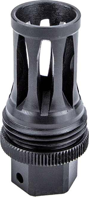 Kgm Suppressors A-QD-FH-S-1 Quick Detach Flash Hider Black Nitride Steel 1/2"x28 Threads