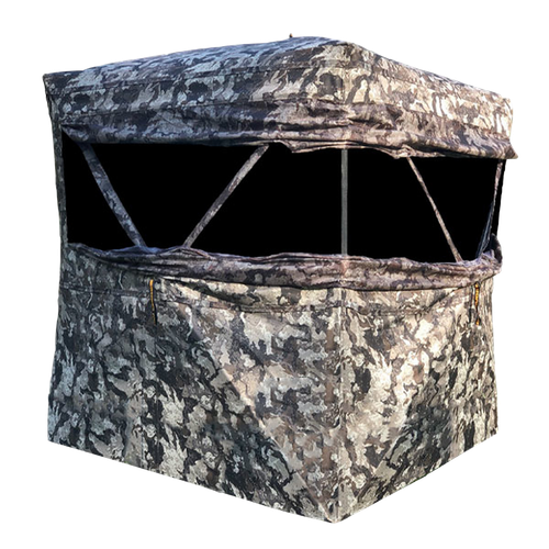 Muddy MUDINFBLND2 Ground Blind Infinity 2-Person Veil Camo 600D Polyester