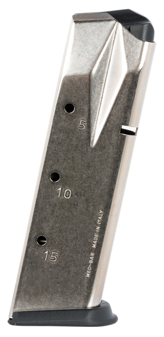 Mec-Gar MGP22815N Sig 15rd Extended 9mm Luger, Fits Sig P228 Nickel Carbon Steel
