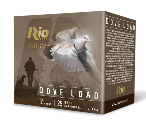 RIO RDL3275    DOVE LOAD 12G  2-3/4  7-1/2   25/10