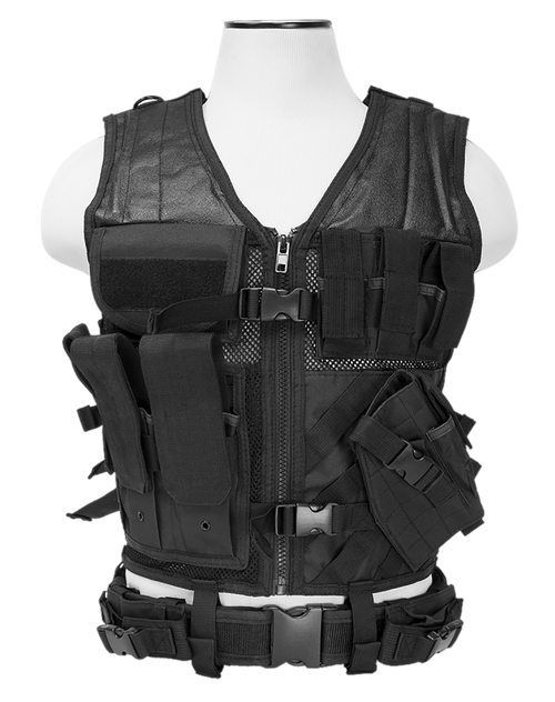 NcStar CTV2916B Tactical  Med-2XL PVC/Mesh Webbing