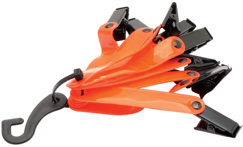 HME OTM-3 Trail Marking  Orange Vinyl 3" Includes Heavy Duty Metal Clip 10 Pack
