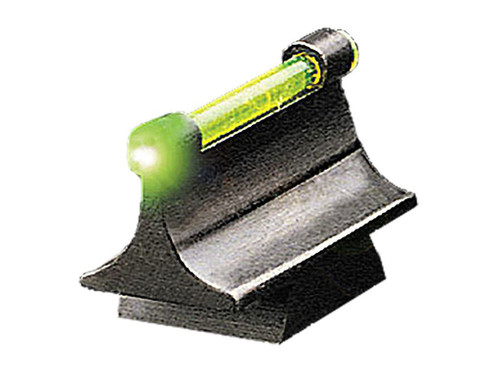 TruGlo TG95450RG 3/8" Dovetail Front Sight  Black 0.450" Green Ramp for Rifles