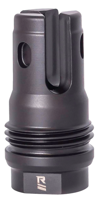 Rugged Suppressor FH012 R3 Flash Mitigation System Black with M18x1 tpi Threads & 2.13" OAL for 7.62mm Radiant762, Surge762, Razor762 & Micro30 Suppressors