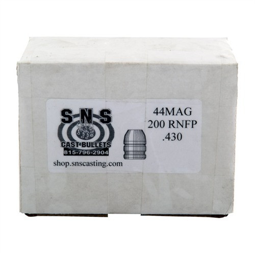 44 CAL (.430'') 200GR RNFP LEAD BULLETS 500/BOX