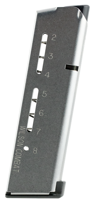 Wilson Combat 500C ETM  8rd Detachable w/ Lo-Profile Steel Floor Plate 45 ACP Fits Wilson Combat 1911 Elite Tactical Stainless Steel