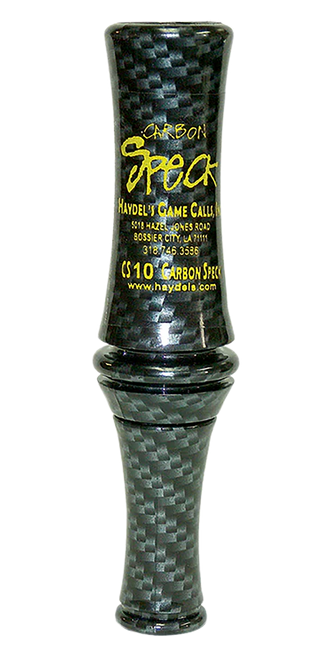 Haydel's Game Calls CS10 Carbon Speck  Open Call Single Reed Specklebelly Sounds Attracts Geese Black Carbon