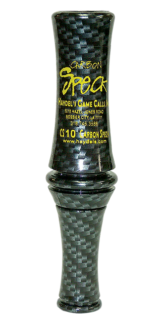 Haydel's Game Calls CS10 Carbon Speck  Open Call Single Reed Specklebelly Sounds Attracts Geese Black Carbon