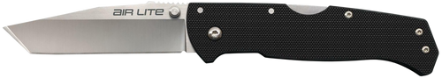Cold Steel CS26WT Air Lite 3.50" Folding Tanto Plain AUS-10A SS Blade/Black G10 Handle Includes Pocket Clip