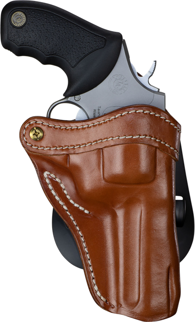 1791 Gunleather PDHR2CBRR RVH2  OWB Classic Brown Leather Paddle Fits Ruger GP100 Right Hand