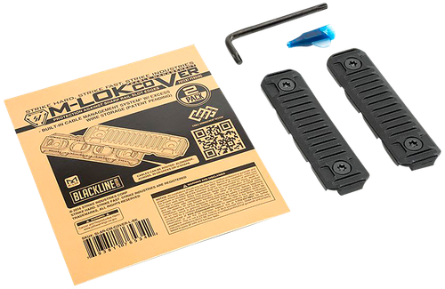 Strike Industries AR-CM-COVER-L-BK Cable Management Cover Long 3.14"L Black Polymer for M-Lok