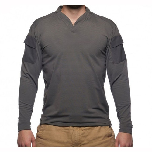 BOSS RUGBY SHIRT LONG SLEEVE WOLF GREY XL