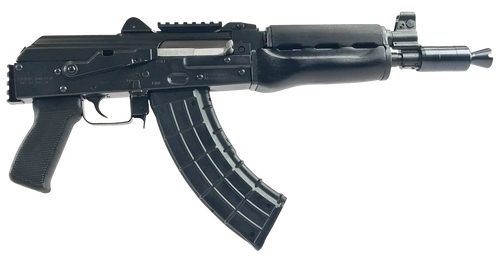 Zastava Arms Usa ZP92762PAM ZPAP 92 7.62x39mm 30+1 10" Black, Polymer Grip, Dark Wood Handgaurd, Stock Adapter, Muzzle Brake