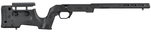 Mdt Sporting Goods Inc 105051BLK XRS Chassis Black Aluminum Core with Polymer Panels, Adj. Cheekrest, M-LOK Forend, Interchangeable Grips, AICS Mag Compatible, Fits CZ 457