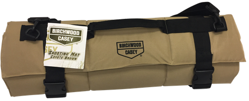 Birchwood Casey 48301 Shooting Mat  Coyote Brown 84"x27"