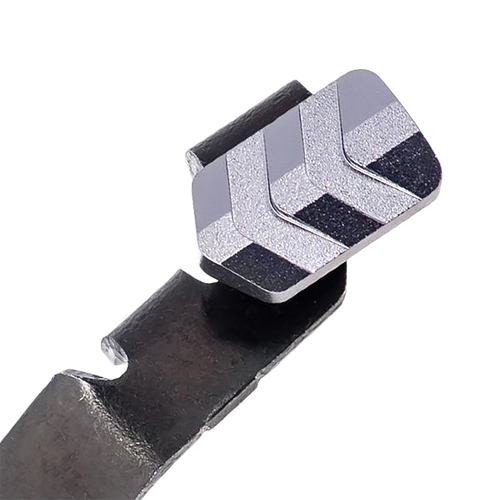 Tyrant CNC TDGSTOP48G Extended Slide Release  9mm Glock 42/43/43X/48 Gray 6061 Aluminum