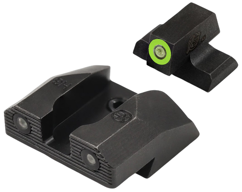 XS Sights SPR202P6G R3D 2.0 Night Sight Set Green Tritium Front/Black Oxide Frame Fits Springfield SA-35