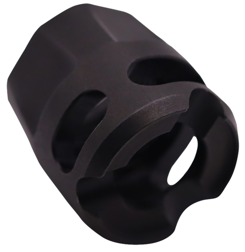 True Precision Inc TPYMICROBL Micro Compensator Y-Type Black Nitride 416R Stainless Steel 1/2"x28 Threads 9mm/380 ACP